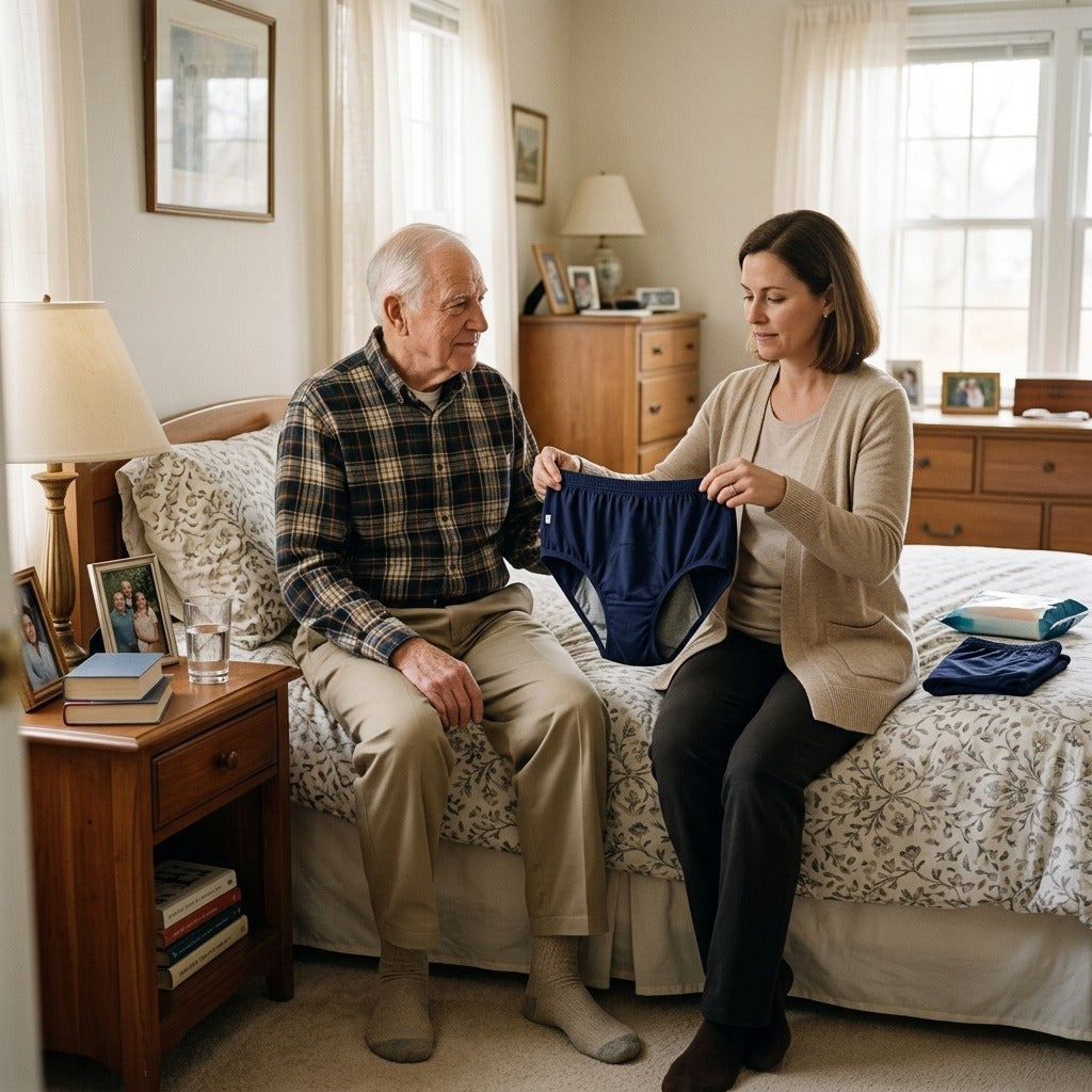Unisex Adult Incontinence Diaper Pants - at home