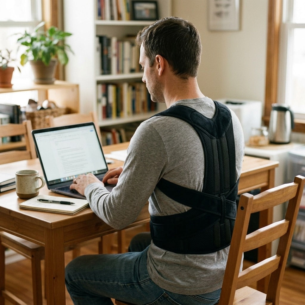 Unisex Back and Sitting Posture Support Belt - at home