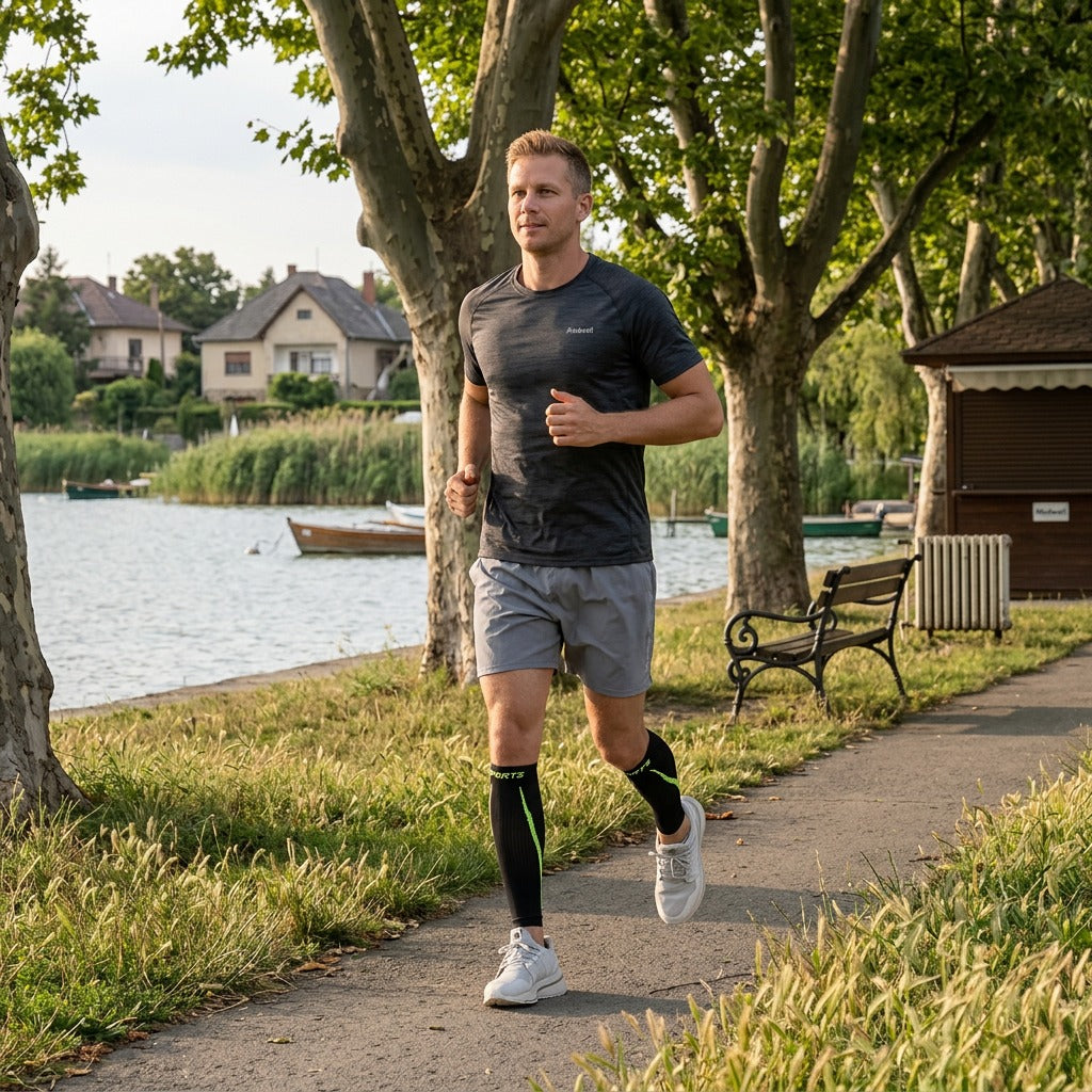 Uniszex kompressziós vádli szár sportoláshoz - a mindennapokban