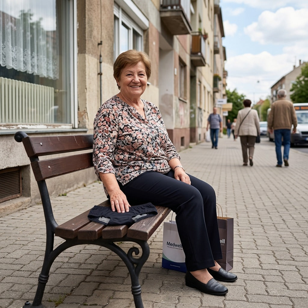 Uniszex, eldobható, szivárgásmentes inkontinencia nadrág - a mindennapokban