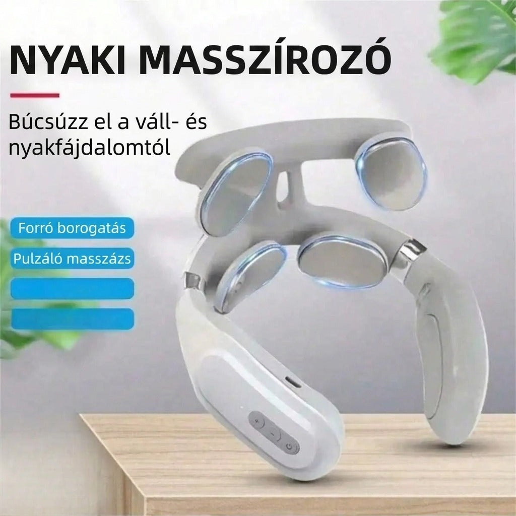 Nyaki masszírozó - forró borogatás és pulzáló masszázs