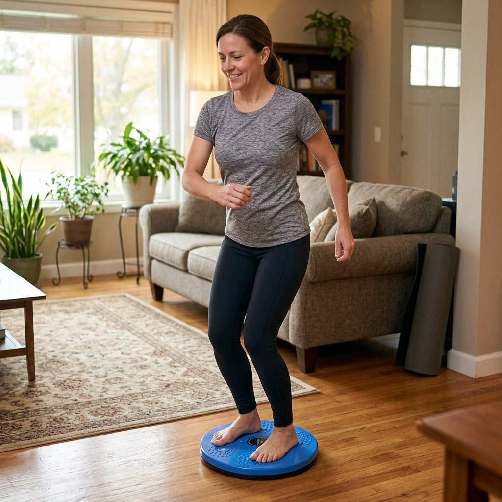 Waist Twisting Balance Disc - in everyday life