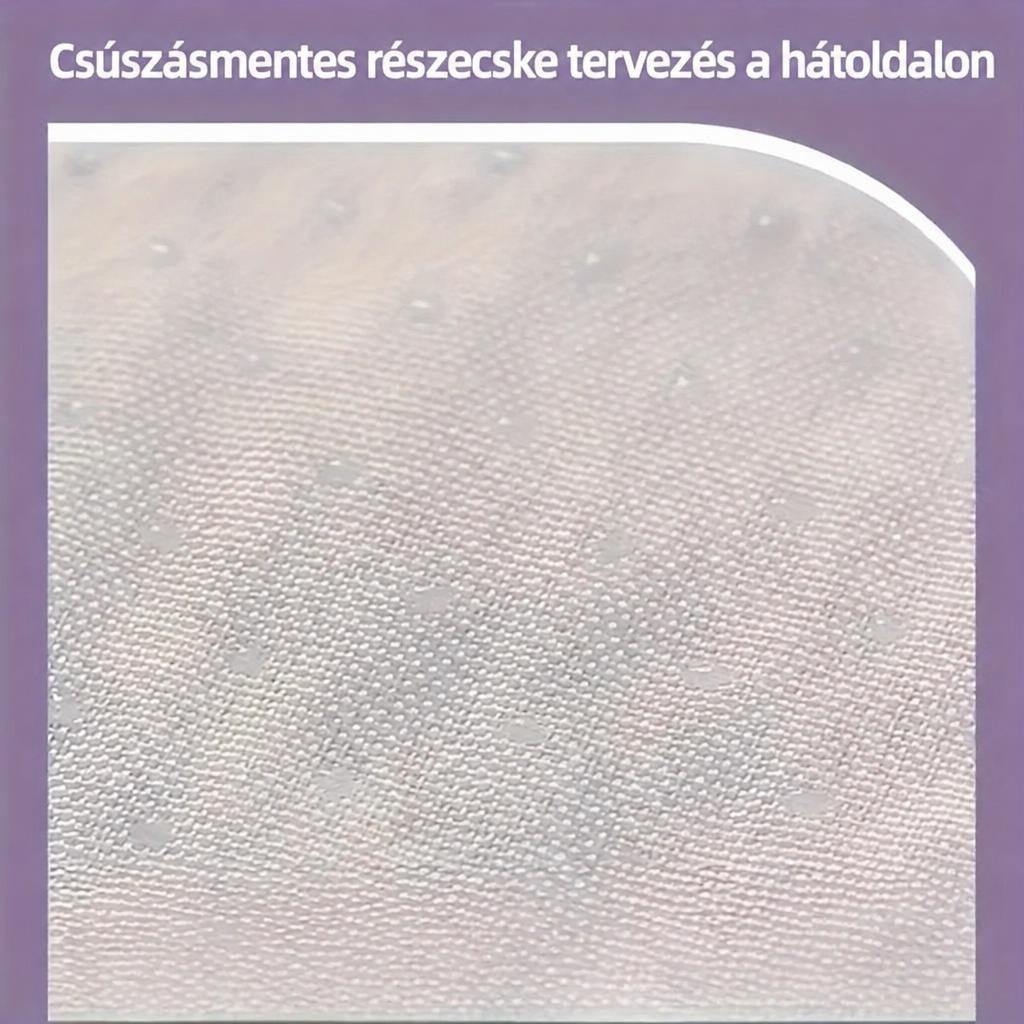 Csúszásmentes felületű anyag textúrájának közeli képe.