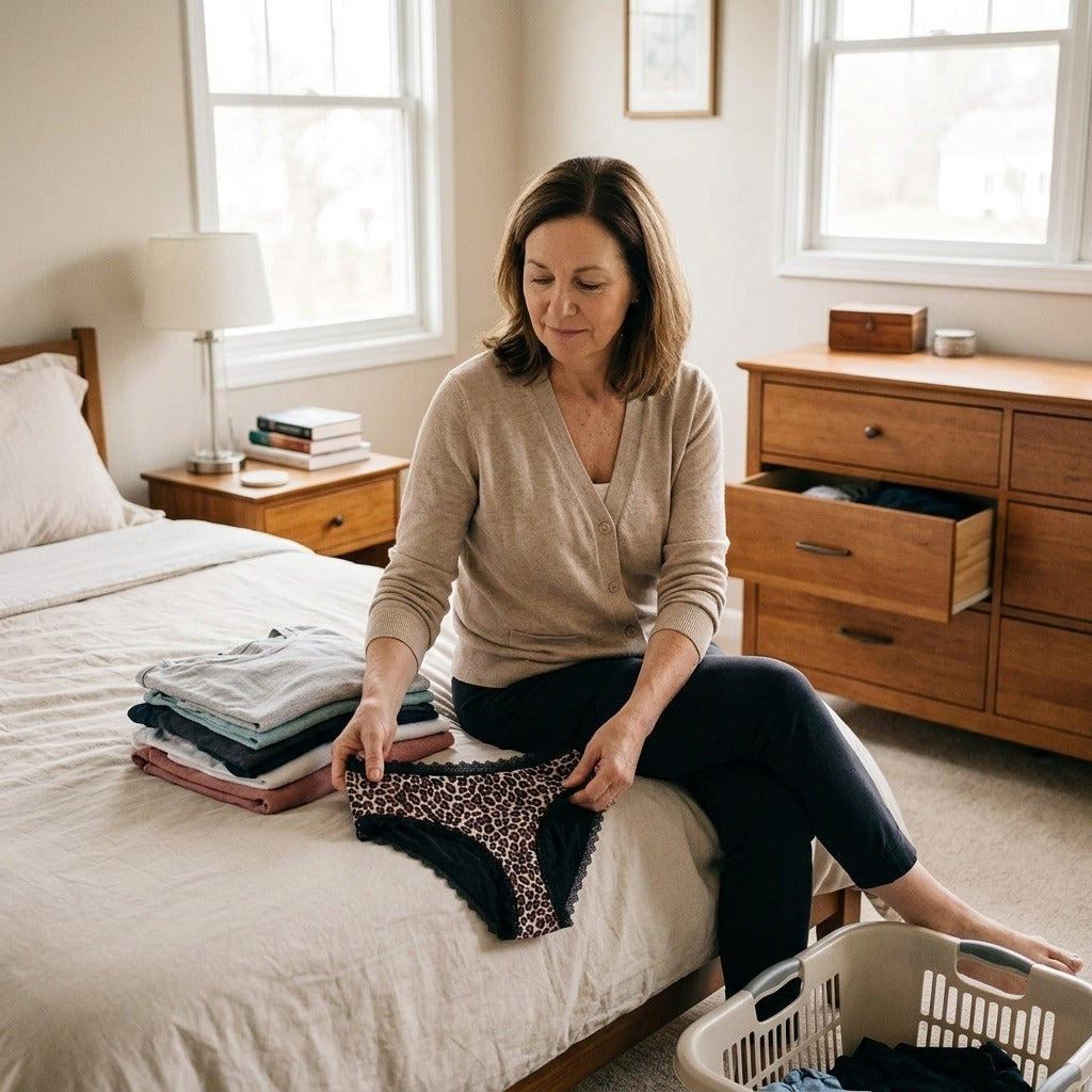 Washable Mid-Rise Incontinence Panties - in everyday life