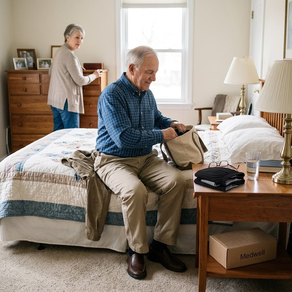 Washable Reusable Incontinence Pants for Men - in everyday life