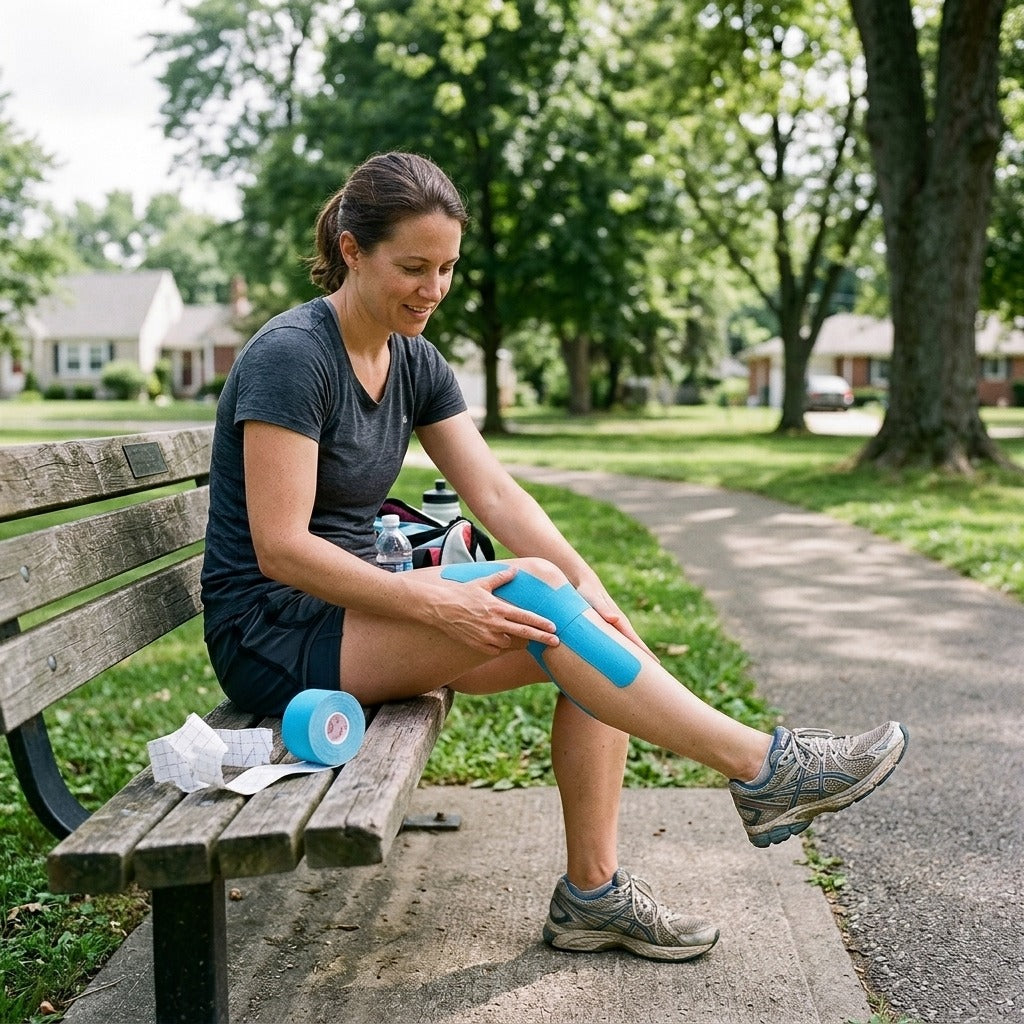 Waterproof Cotton Kinesiology Tape for Sports - in everyday life
