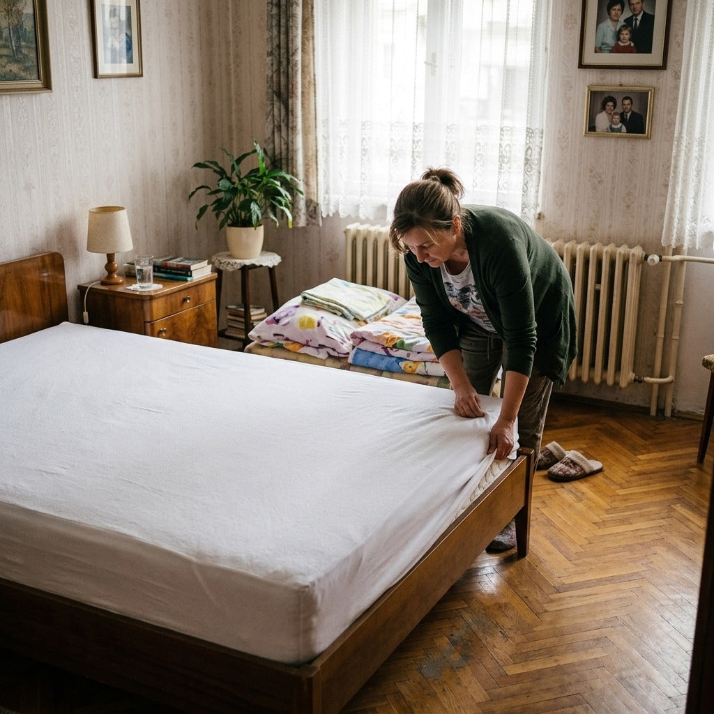 Vízálló gumis lepedő - otthon