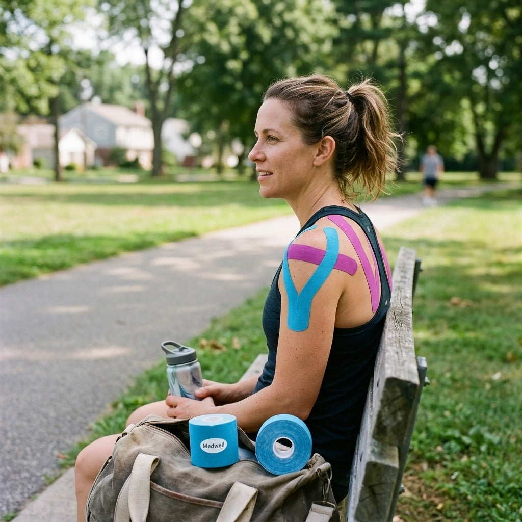 Waterproof Kinesiology Tape for Sports - in everyday life