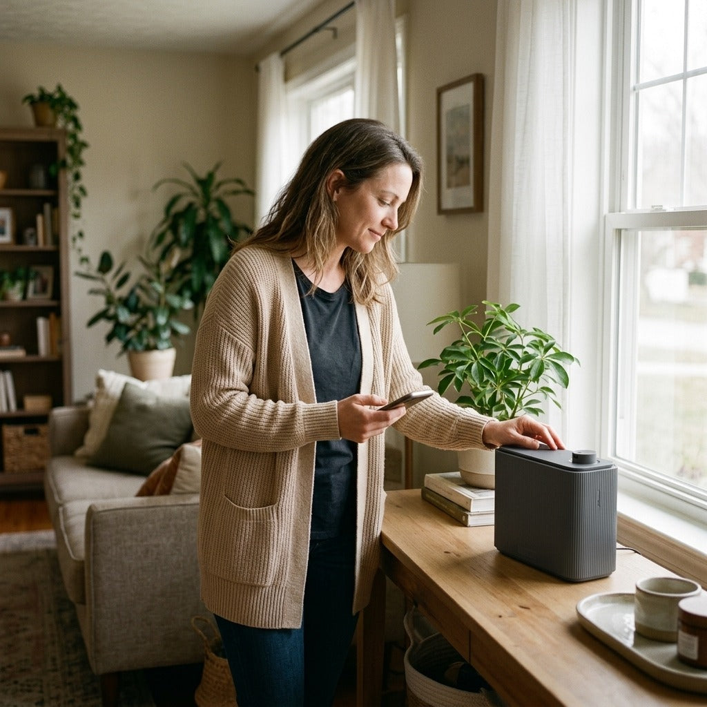 Wi-Fi and Bluetooth Fragrance Diffuser, 1000 ml - in everyday life
