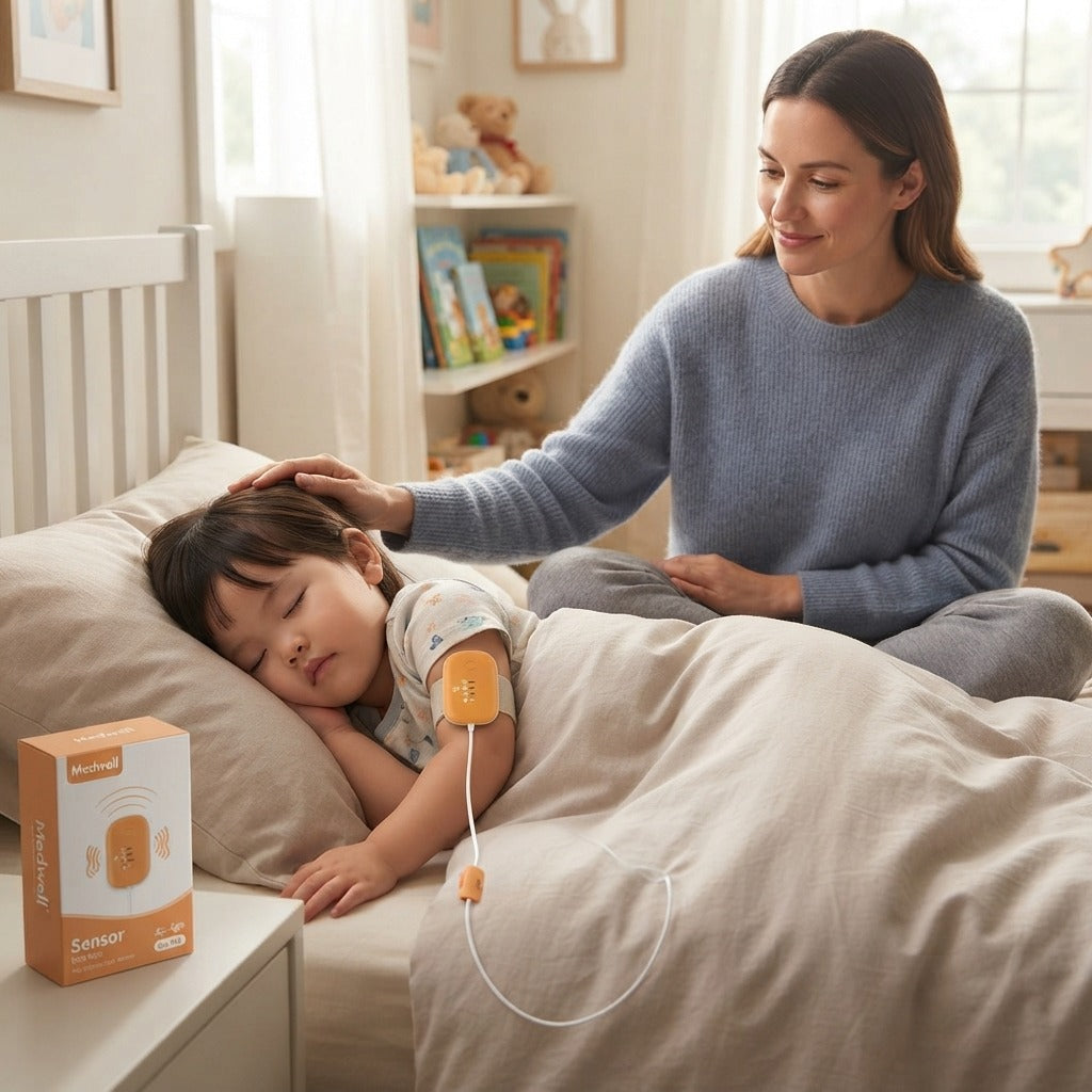 Wireless Bedwetting Reminder Sensor for Children - in everyday life