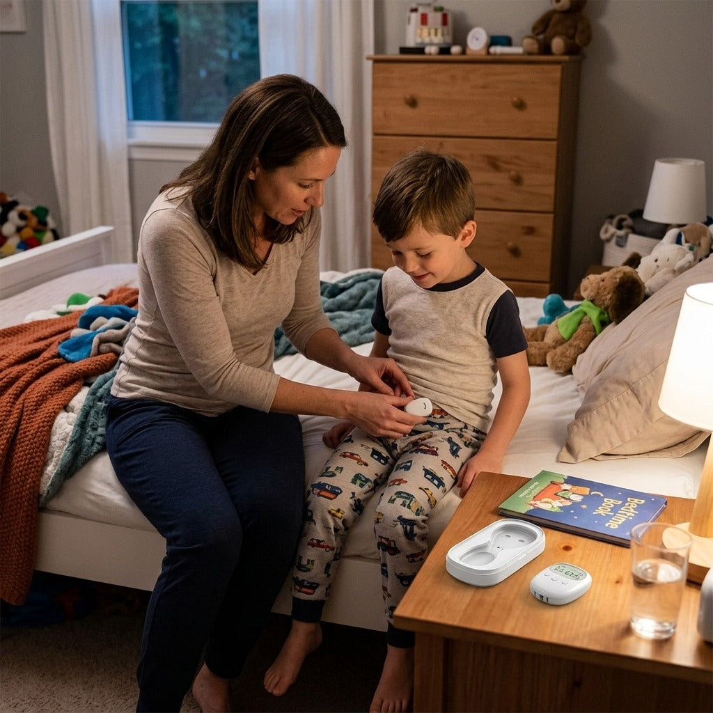 Wireless Bedwetting Vibration Alarm - in everyday life
