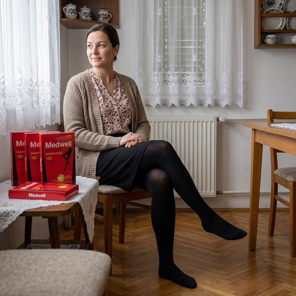 Női vékony kompressziós harisnyanadrág - a mindennapokban