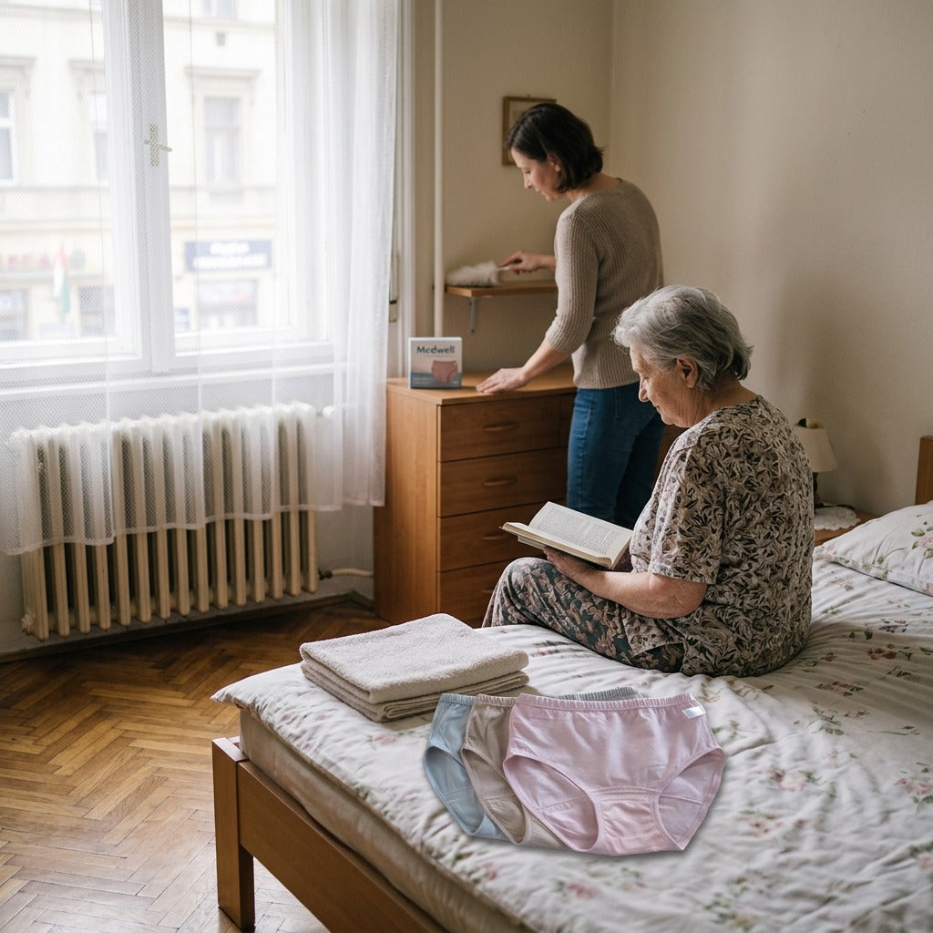 Női mosható inkontinencia alsónemű, 3 db - otthon