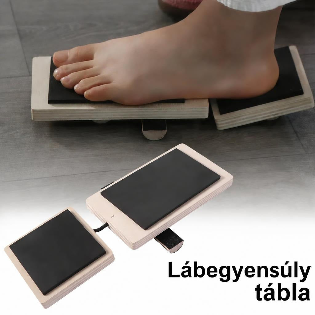 Fából készült lábegyensúly tábla talptornához és egyensúlyfejlesztéshez.