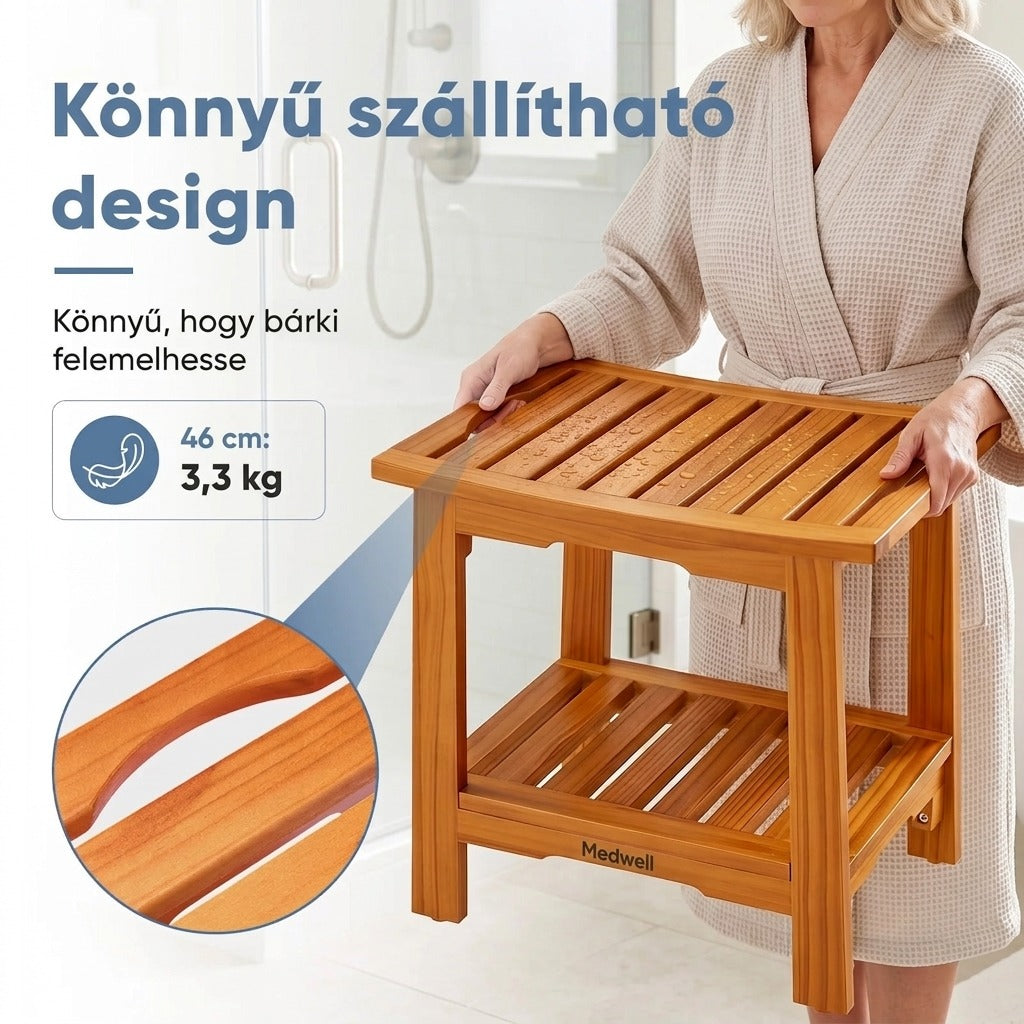 Könnyű szállítható háti nyújtó design 46 cm, 3,3 kg