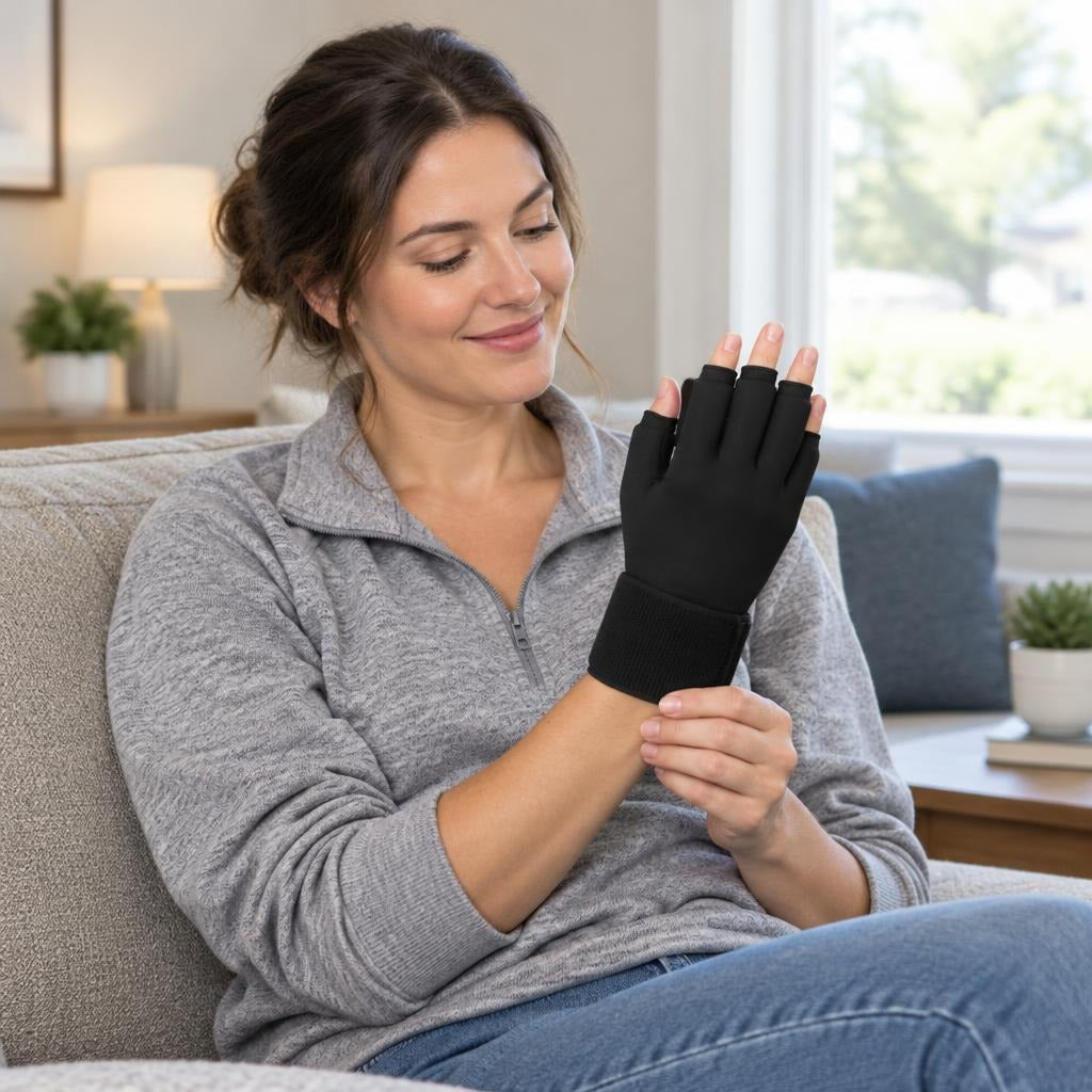 Wrist and Hand Ice Pack Wrap - in everyday life